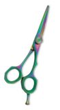 Professional Hair Cutting Scissor with razor edge. Multicolor Coating. 