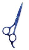 Professional Hair Cutting Scissor with razor edge. Blue Color Coating. 